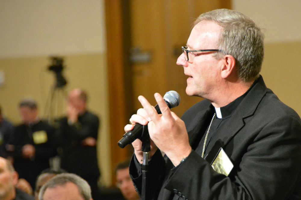 or argue Pope contrasts with Barron on evangelization